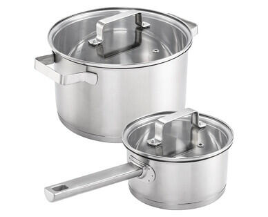 CROFTON(R)
LOT DE CASSEROLES EN ACIER INOXYDABLE, 8 PIÈCES