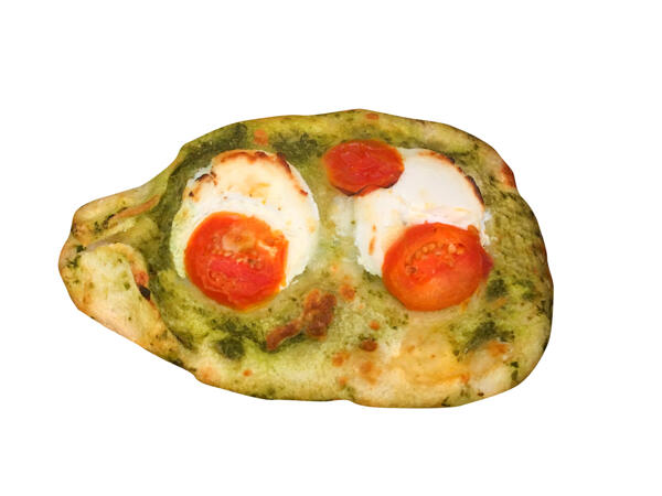 Focaccia medelhavsstil/ focaccia getost
