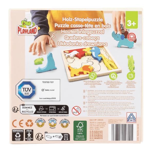 PLAYLAND(R) 				Puzzle en bois