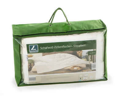 MY LIVING STYLE Schafwoll-Zirbenflocken-Steppbett