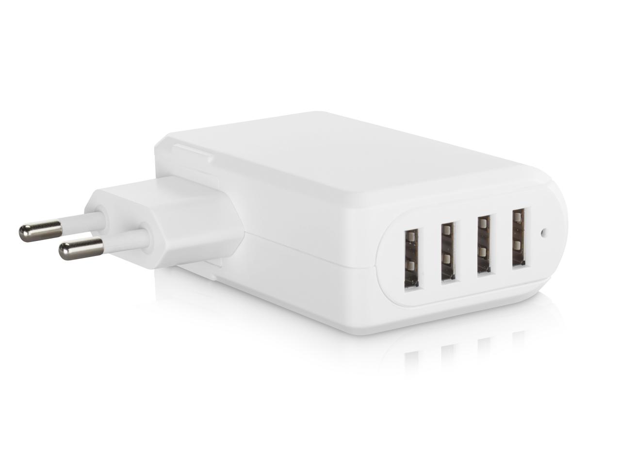 Battery Charger with 4 USB Ports