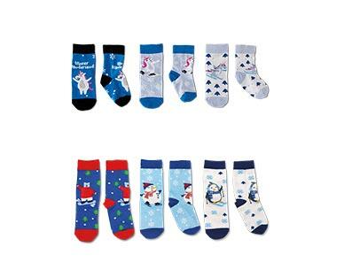 Merry Moments Children's 3-Pack Holiday Socks