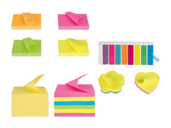 Assortiment de notes adhésives/​marque-pages