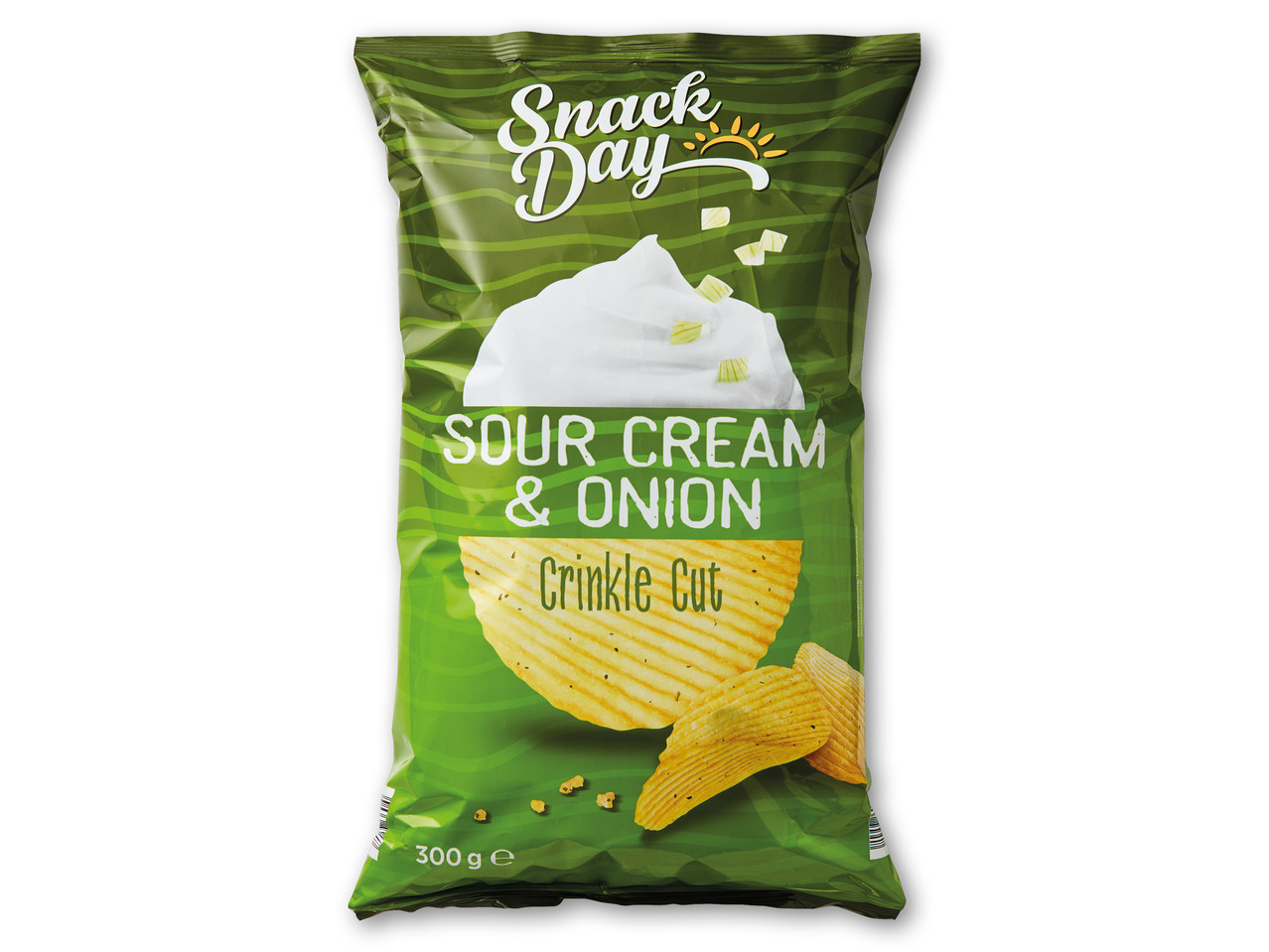 SNACK DAY Bølgechips Sourcream & onion.
