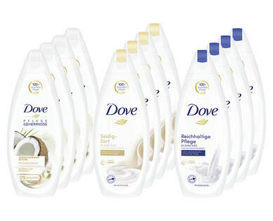 DOVE 
 DUSCHCRÈME "PFLEGEGEHEIMNISSE"
