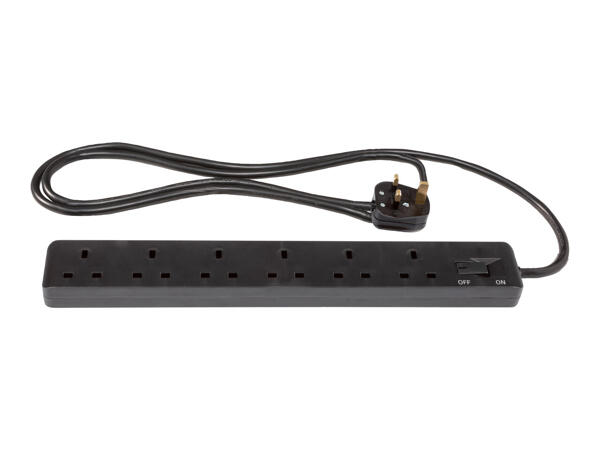 Silvercrest 6 Socket Extension Lead