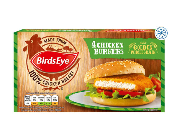 Birds Eye 4 Chicken Burgers