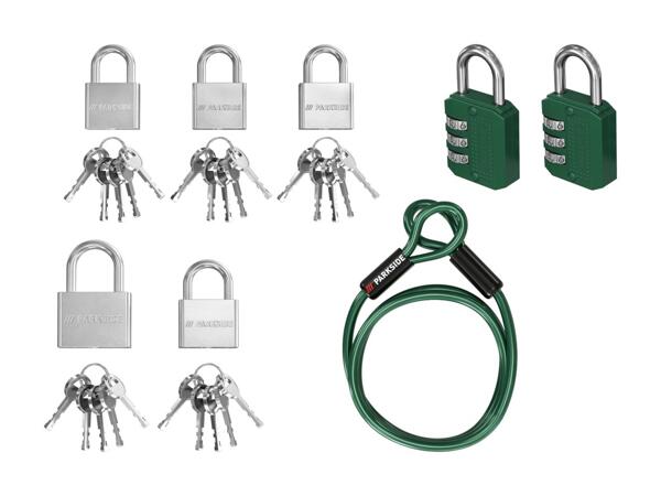 PARKSIDE(R) Stålkabel/​Hængelås