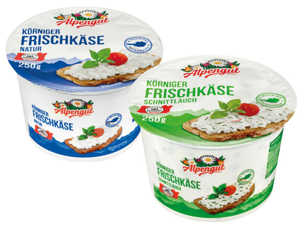 Körniger Frischkäse