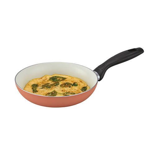 Mini Ceramic Frying Pan, Orange