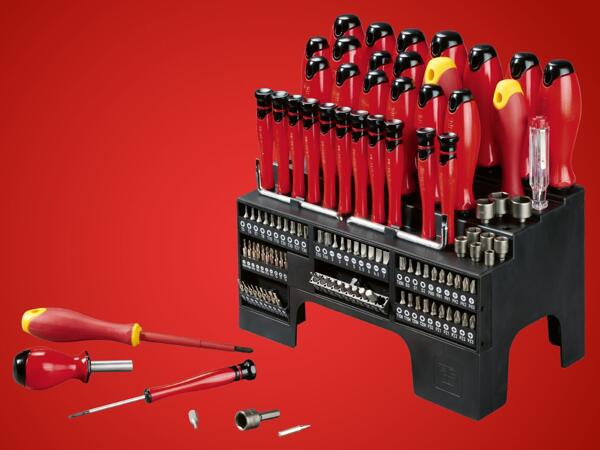Schraubendreher- und Bit-Set XXL, 116-teilig