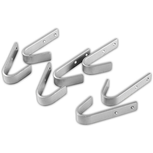 Wandhaken gebogen 7tlg.