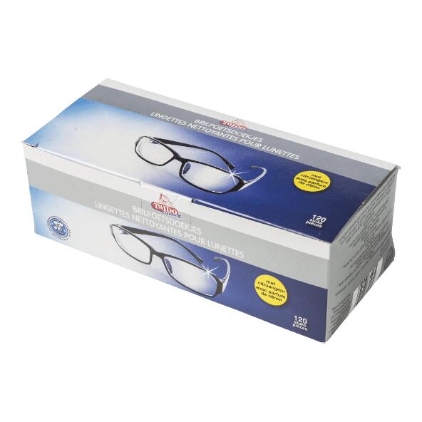 Lingettes pour lunettes, 120 pcs