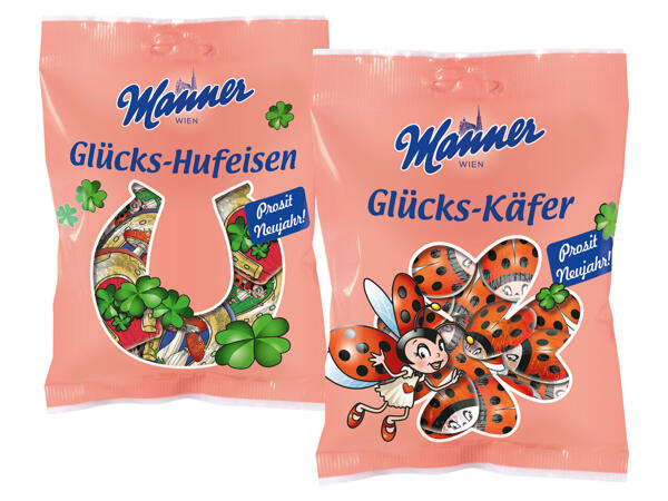 Manner Glücks-Käfer oder Glücks-Hufeisen