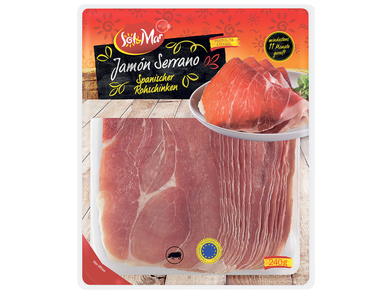 SOL & MAR Jamón Serrano