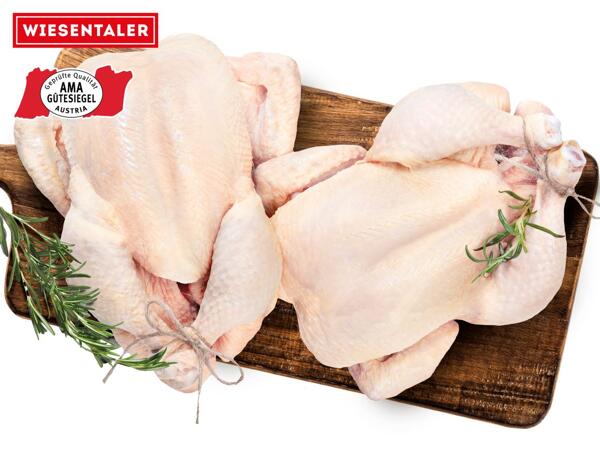 Frische Maishendl im Doppelpack