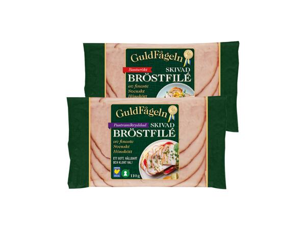 Guldfågeln Skivad hönsbröstfilé