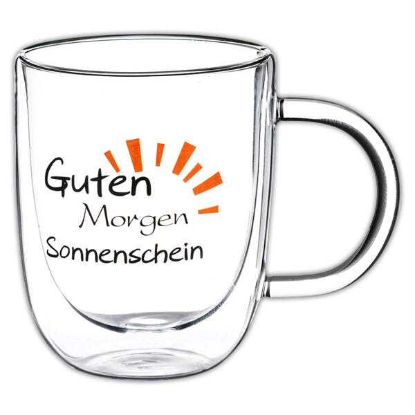 Doppelwandige Tassen mit Design "Emotion"