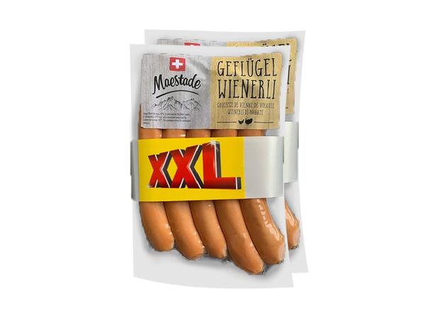 Saucisses de volaille XXL