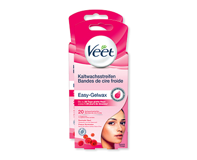 Strisce per ceretta a freddo per il viso VEET