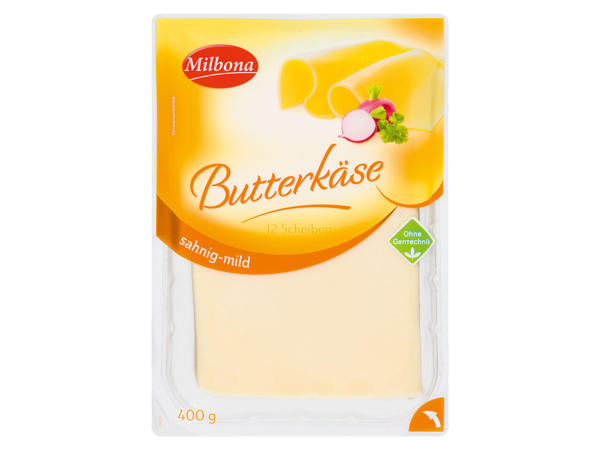 MILBONA Butterkäse in Scheiben