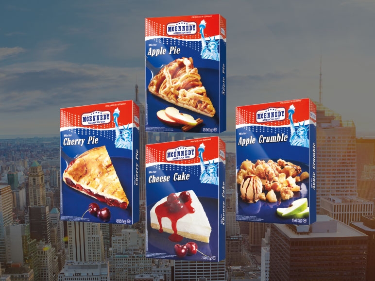 Préparation pour gâteau américain