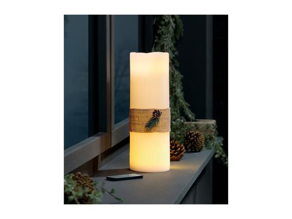 Livarno Home Tall LED Real Wax Candle
