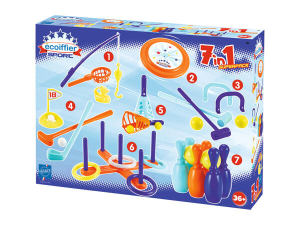 Ecoiffier 7-in-1 Garden Games Set