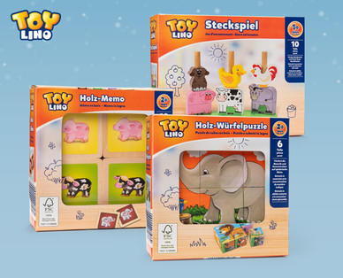 TOYLINO Kleinkinder-Spiel aus Holz