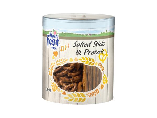 Salted Sticks and Pretzels