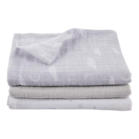 NOVITESSE(R) Chiffon en mousseline, 3 pcs