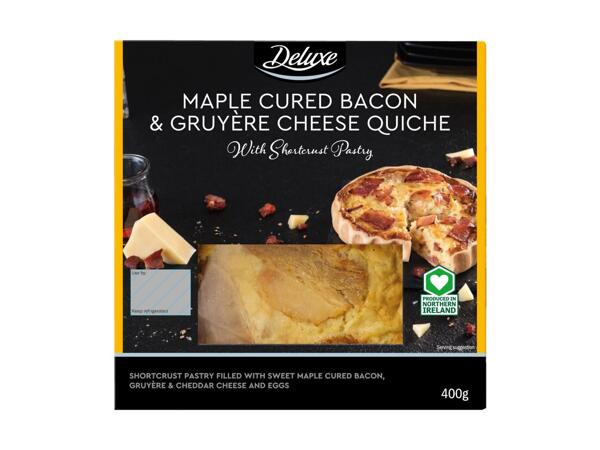 Maple Cured Bacon & Gruyere Cheese Quiche
