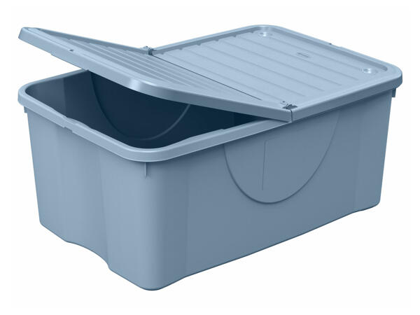 Recycled Box With Hinged Lid