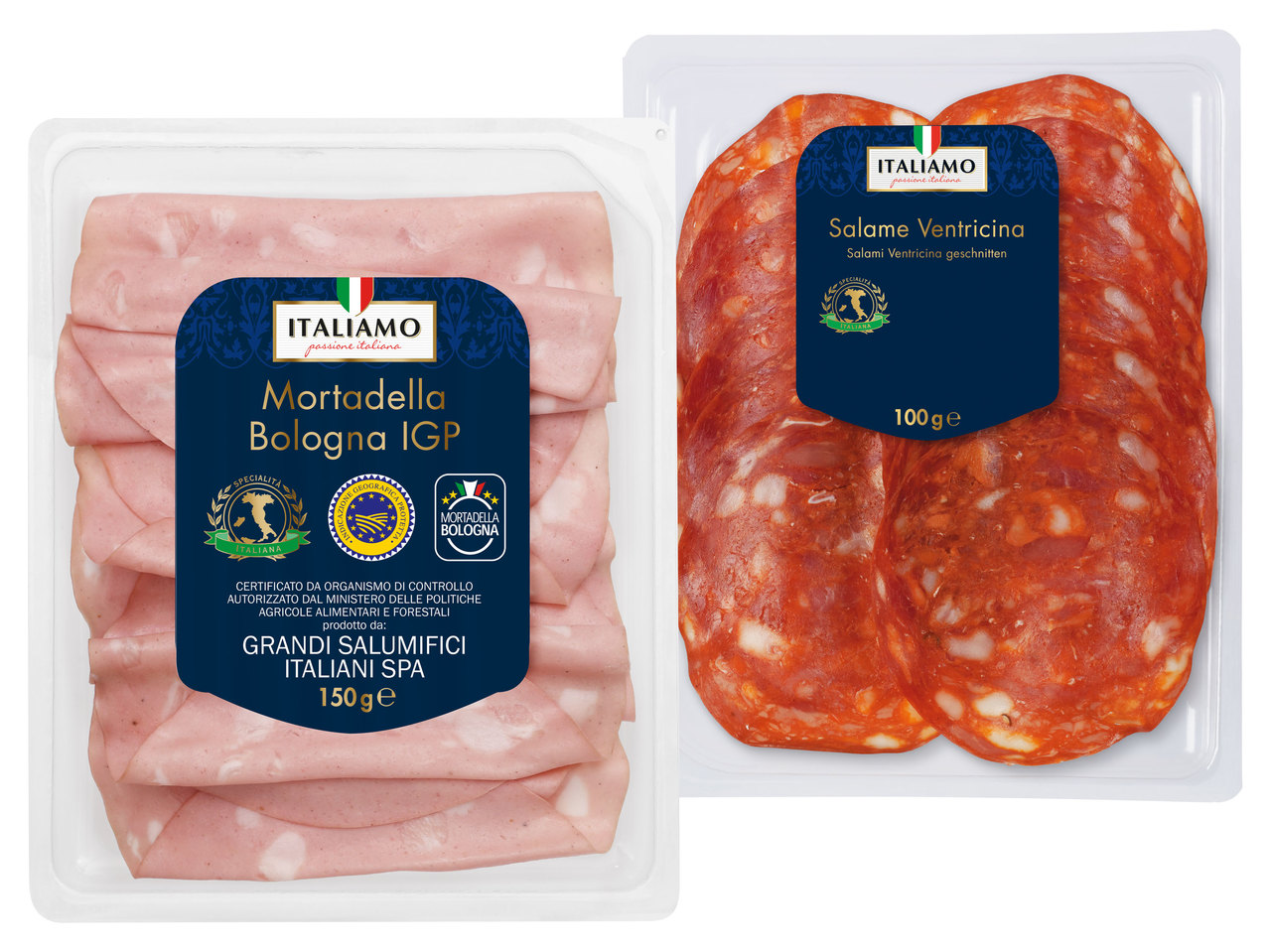 ITALIAMO Salame Ventricina/Mortadella Bologna IGP