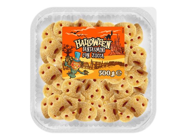 Ghost-shaped dumplings with Pumpkin