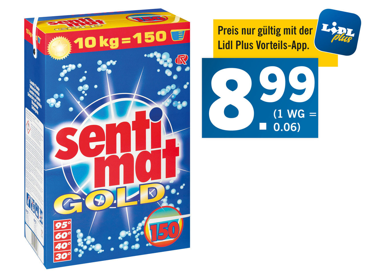 SENTIMAT Waschmittelpulver
