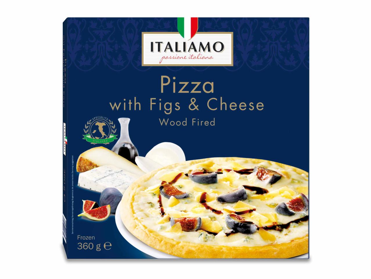 Pizza fichi e formaggio