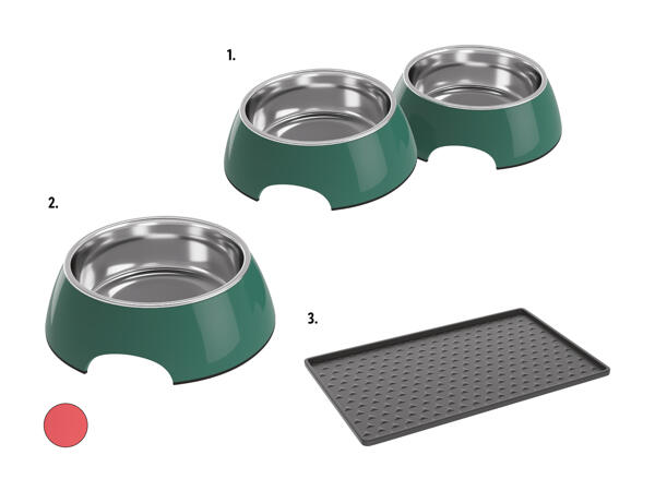 Gamelle pour manger et boire/ tapis