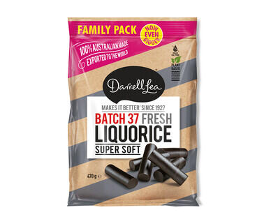 Darrell Lea Batch 37 Fresh Liquorice 470g