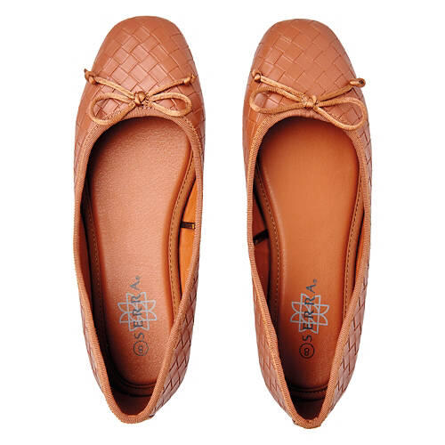 Ladies Flats - Brown, 8