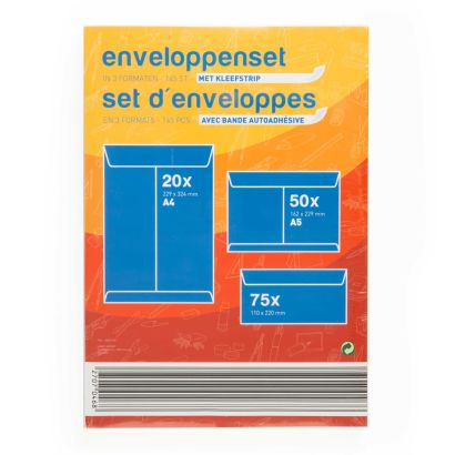 Set d'enveloppes, 145 pcs