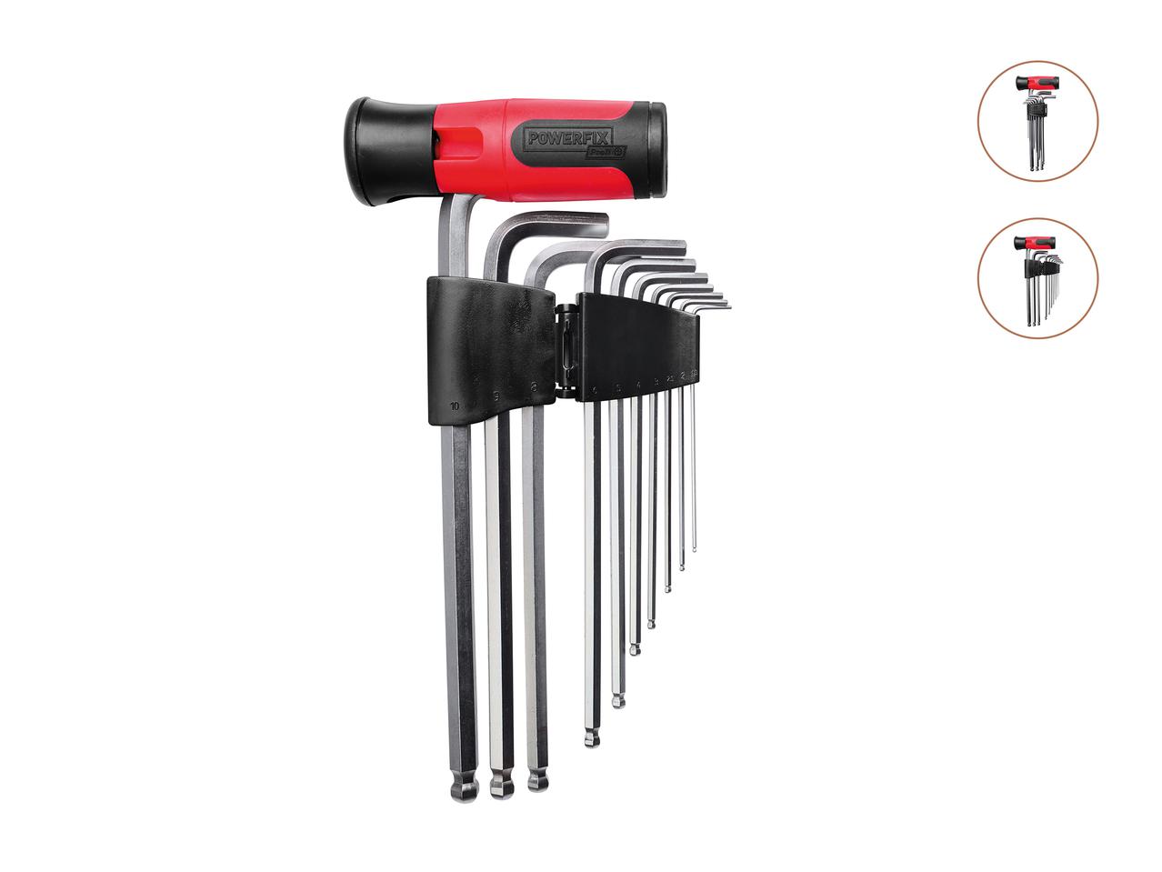 Powerfix Profi Ball Head Hex Key Set1