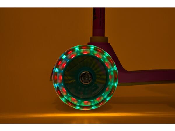 Tri-Scooter with LED Wheels