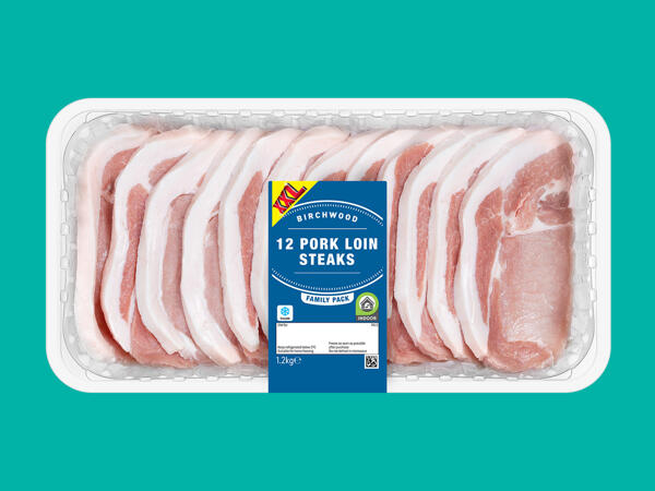 Birchwood 12 Pork Loin Steaks