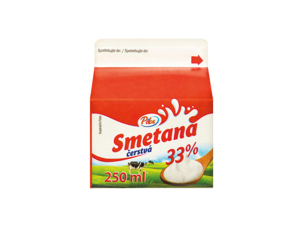 ČERSTVÁ SMETANA KE ŠLEHÁNÍ