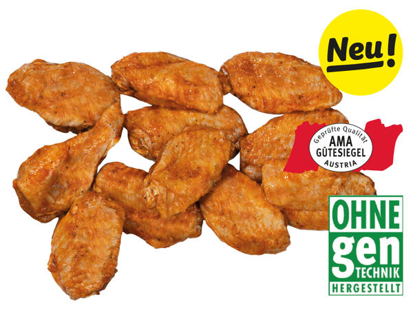 Frische Chicken Wings mariniert