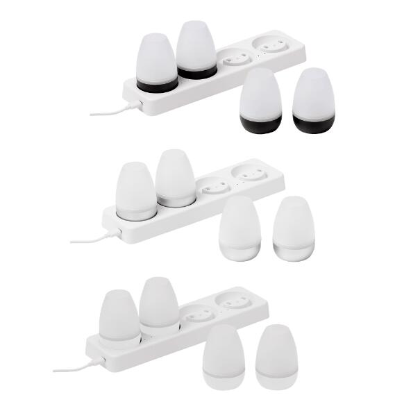 BELAVI(R) 				Ledloungelampen, 4 st.
