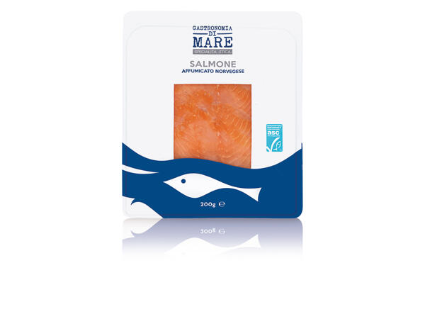 Norwegian salmon smoked