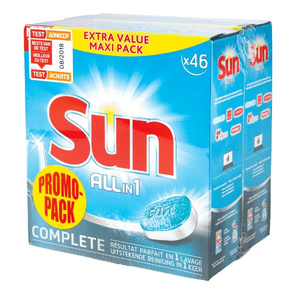 Sun vaatwastabletten all-in-one, 2-pack