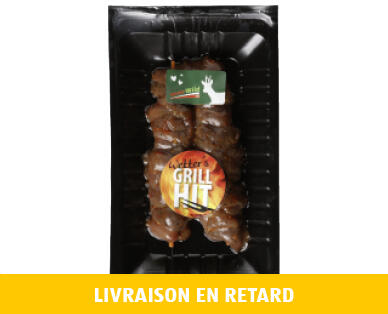 BROCHETTES DE CHEVREUIL BBQ